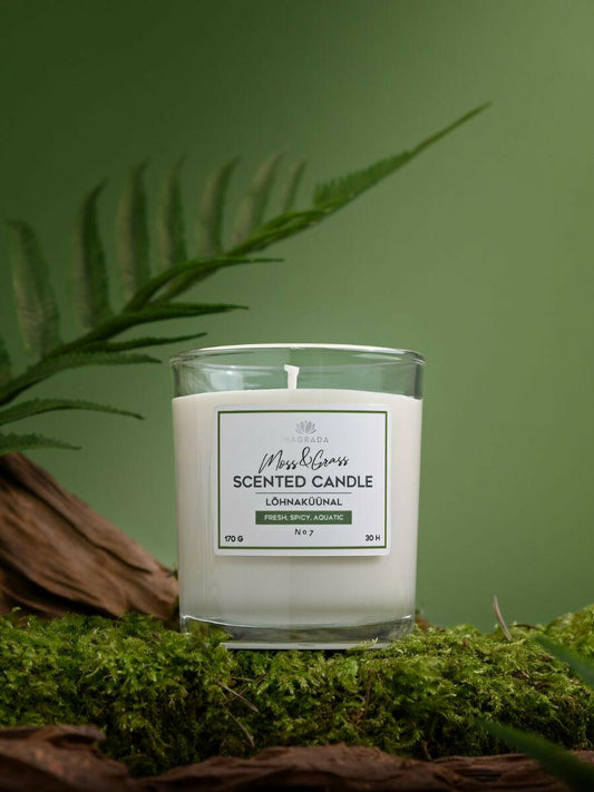 Moss & Grass Scented Candle - 170 g